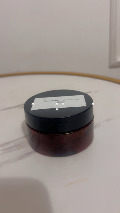 Savon Noir Naturel - Soin Exfoliant Corps et Visage
