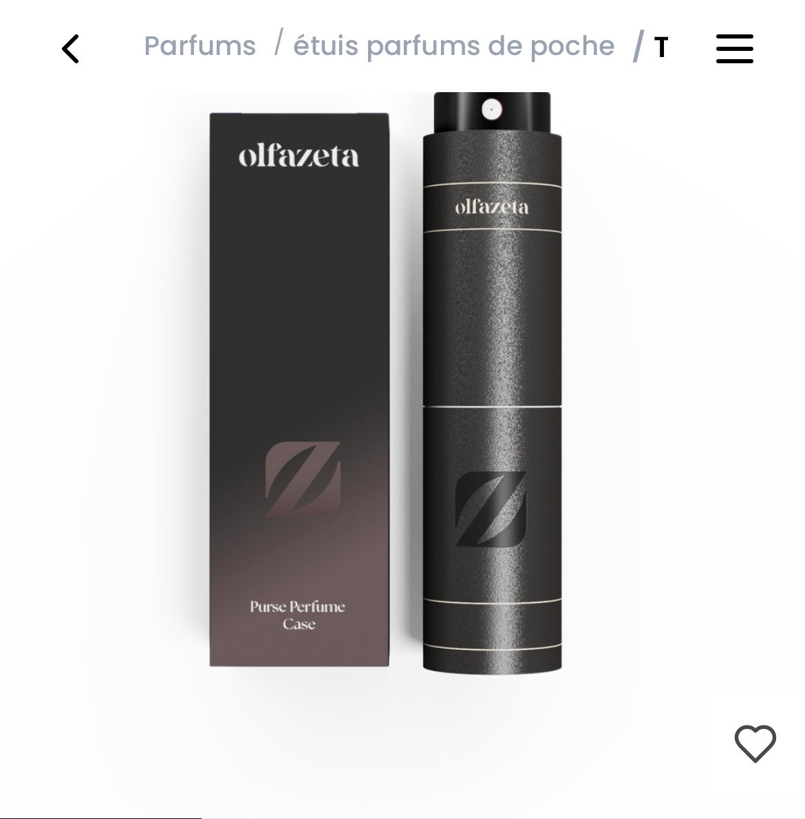 Parfum de Poche Florale 10ml - Fragrance Timeless Rechargeable